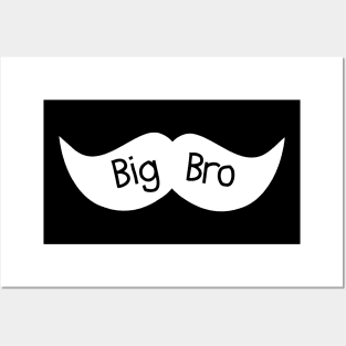 Big Bro Mustache Posters and Art